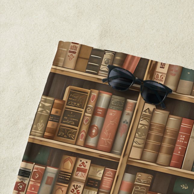 Bibliophile Beach Towel (In Situ)