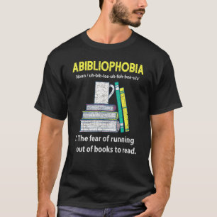 Bibliophile Book Nerd Bookworm Library Reading T-Shirt