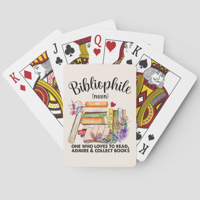 Bibliophile Delight Playing Cards (Back)