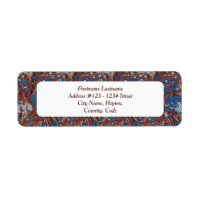 Bibliophile's Address Labels (Marbled)