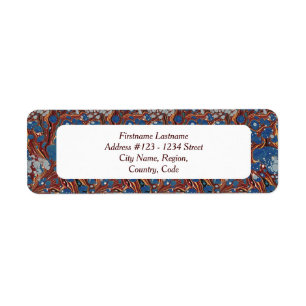 Bibliophile's Address Labels (Marbled)