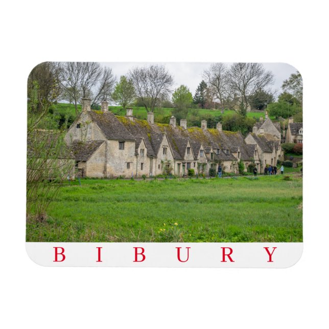 Bibury Arlington Row fridge magnet (Horizontal)