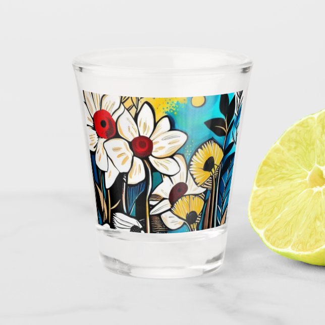 Bicchiere con motivo  shot glass (Front)