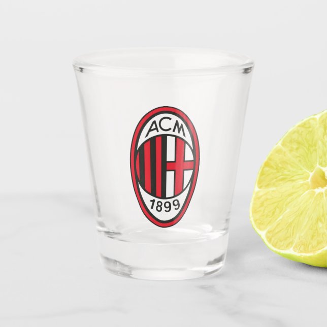 Bicchiere Milan calcio Shot Glass (Front)