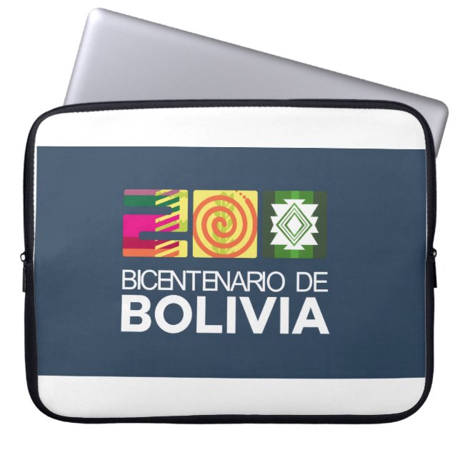 bicentenario Bolivia Laptop Sleeve (Front)