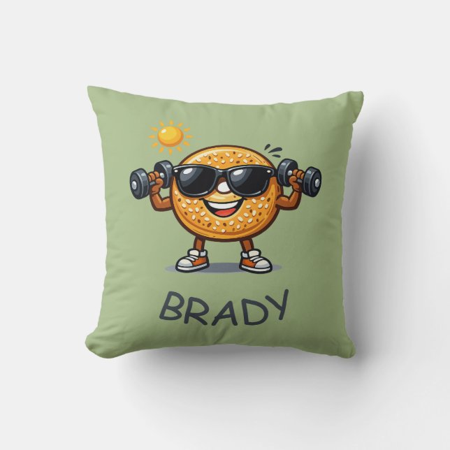 Bicep Bagel Cushion (Front)