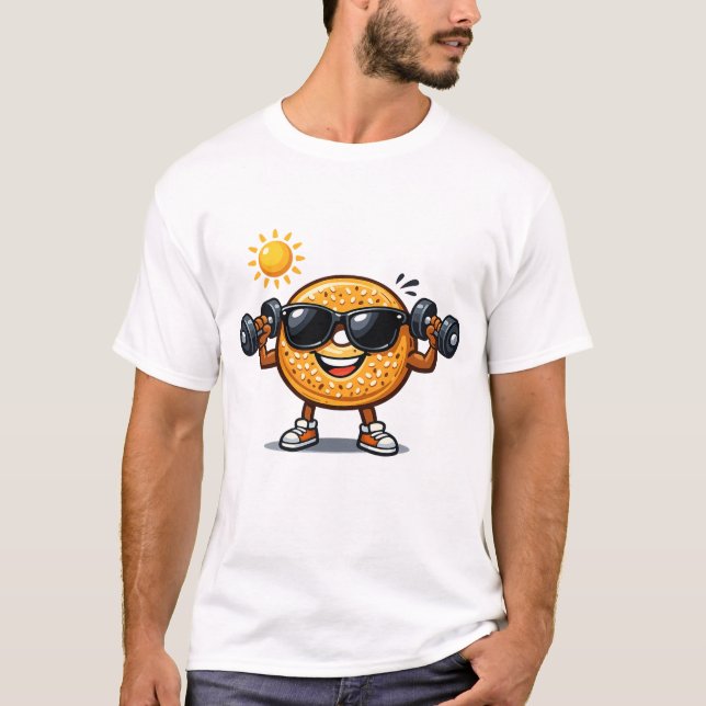 Bicep Bagel T-Shirt (Front)