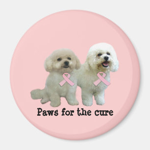 Bichon Breast Cancer Magnet