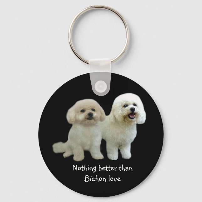 Bichon Buddies Keychain (Front)