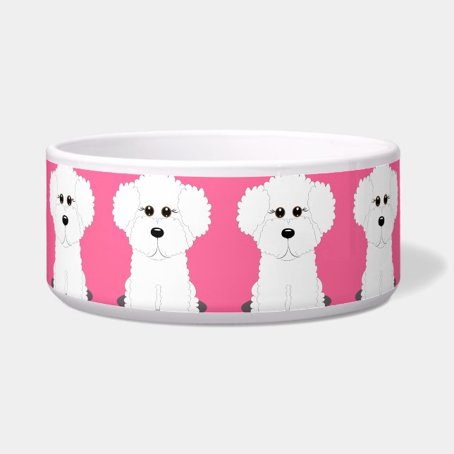 Bichon Dog Bowl (Front)