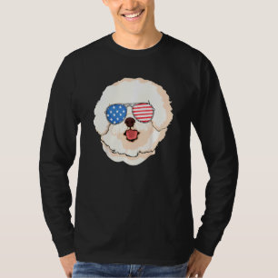 Bichon Frise 4th Of July American Usa Patriotic Do T-Shirt