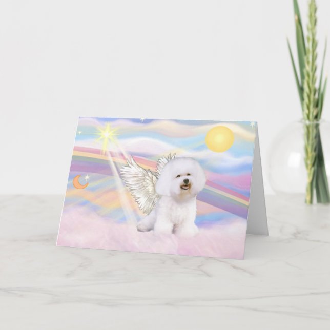 Bichon Frise Angel Card (Front)