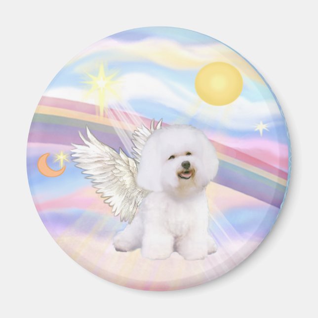 Bichon Frise Angel Magnet (Front)