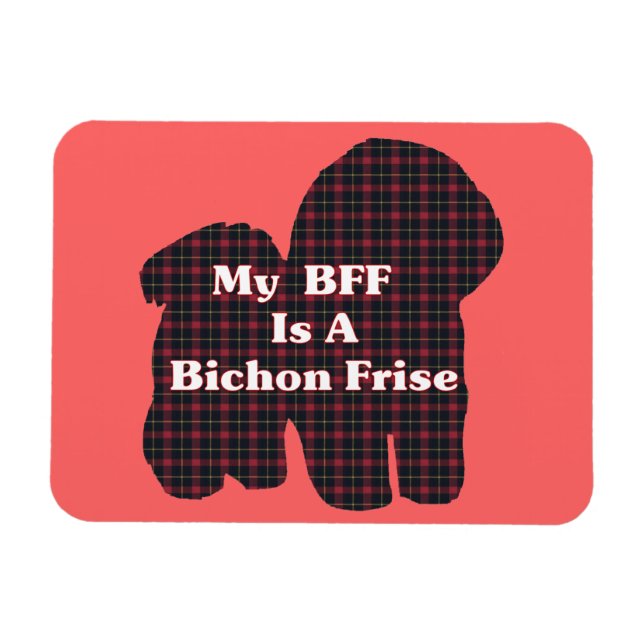 Bichon Frise BFF Magnet (Horizontal)