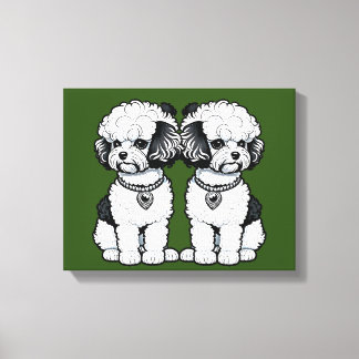 Bichon Frise Canvas Print