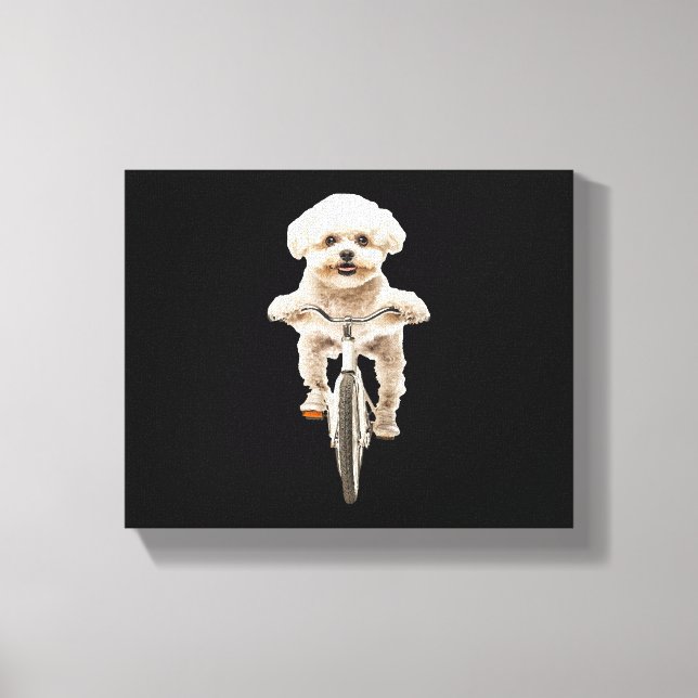Bichon Frise Canvas Print (Front)