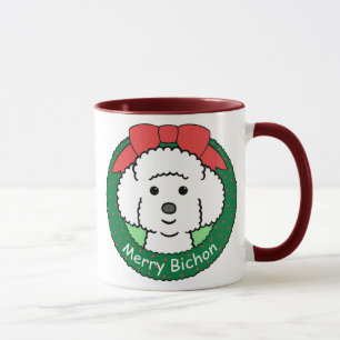 Bichon Frise Christmas Mug
