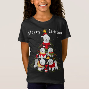 Bichon Frise Christmas Tree Xmas Dog Lover T-Shirt