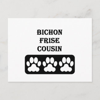 Bichon Frise Cousin Postcard