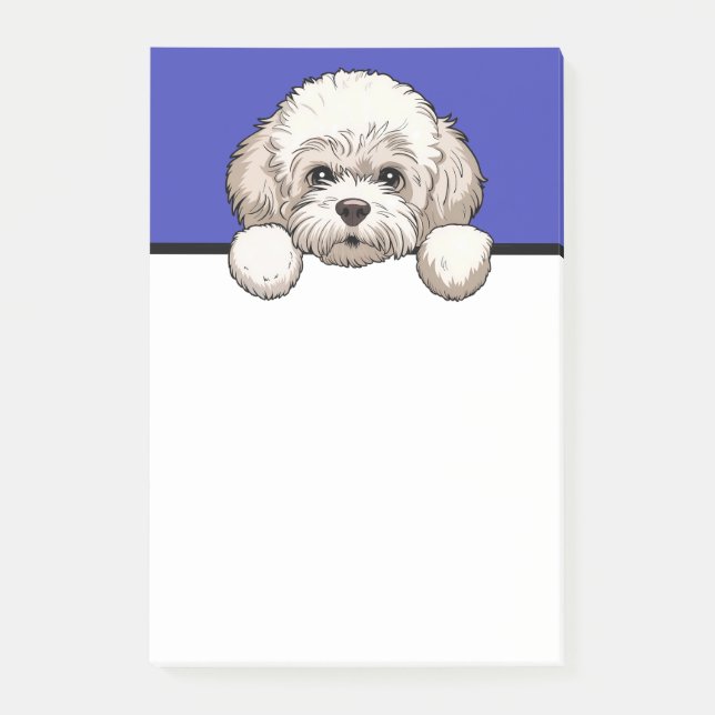 Bichon Frise Cute Bichon Puppy Dog Lover Gifts Post-it Notes (Front)