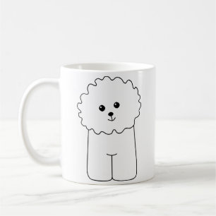 Bichon Frise, Cute Dog. Coffee Mug