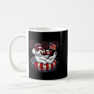 Bichon Frise Dog 250th Aamerica Patriotic Usa 4th Coffee Mug