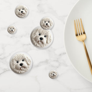 Bichon Frise Dog 3D Inspired Confetti