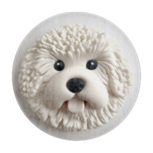 Bichon Frise Dog 3D Inspired Cutting Board