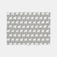 Bichon Frise Dog Breed Silhouettes Pattern