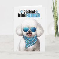 Bichon Frise Dog Coolest Dad Father's Day