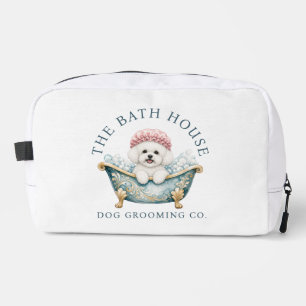 Bichon Frise Dog Grooming Kit Toiletry Bag