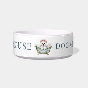 Bichon Frise Dog Grooming Salon Dog Bowl