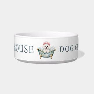 Bichon Frise Dog Grooming Salon Dog Bowl