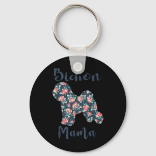 Bichon-frise Dog Mum Shirt Lover Mama Mothers Day Key Ring