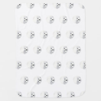 Bichon Frise dog _ pattern _ Baby Blanket