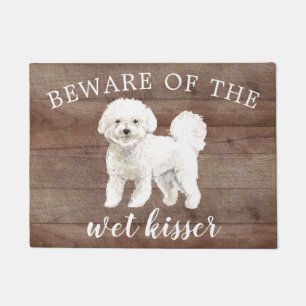 Bichon Frise Dog Personalised Door Mat