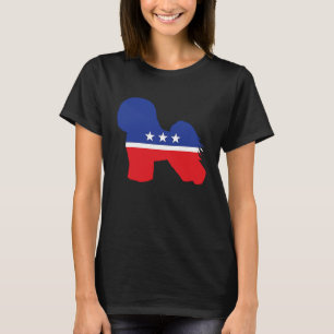 Bichon Frise Dog Political Symbol Election Mascot T-Shirt
