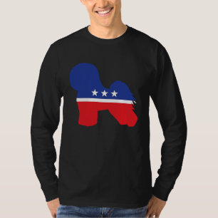 Bichon Frise Dog Political Symbol Election Mascot T-Shirt