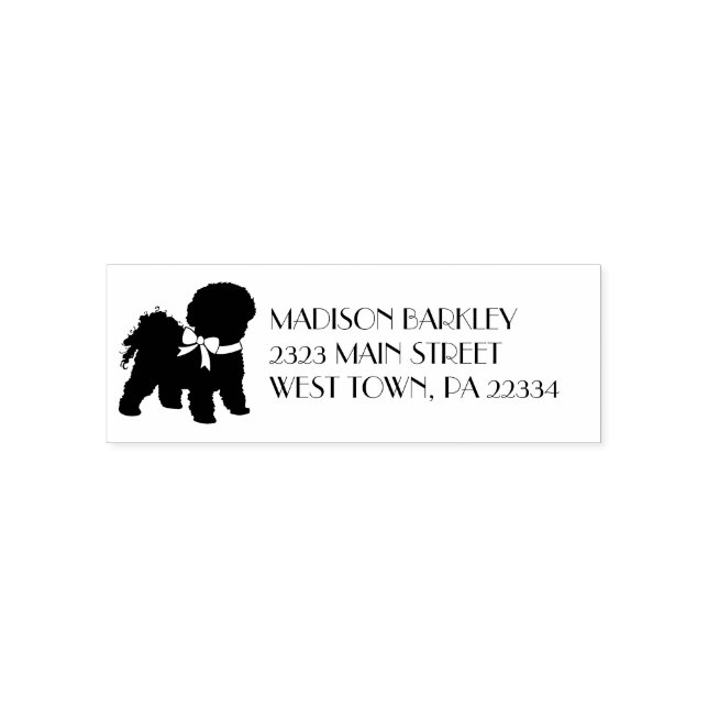 Bichon Frise Dog Puppy Self-inking Stamp (Design)