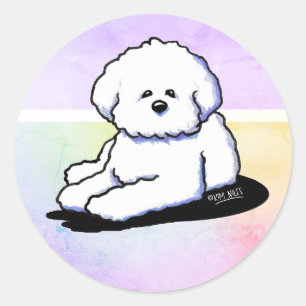 Bichon Frise Dog Stickers