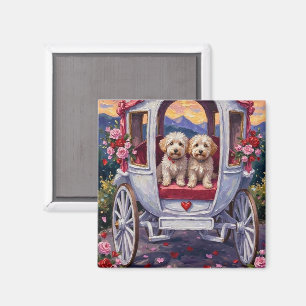 Bichon Frise Dog Valentine's Day Magnet