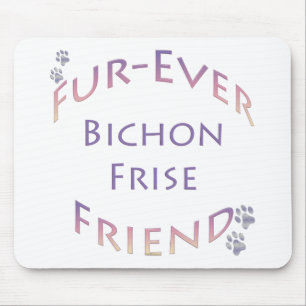 Bichon Frise Furever Mouse Pad