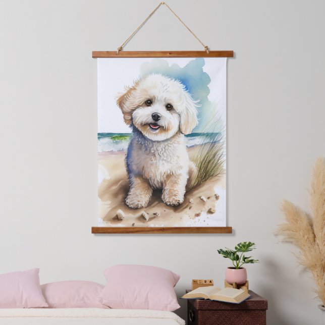 Bichon Frisé Gift Hanging Tapestry (Bedroom)