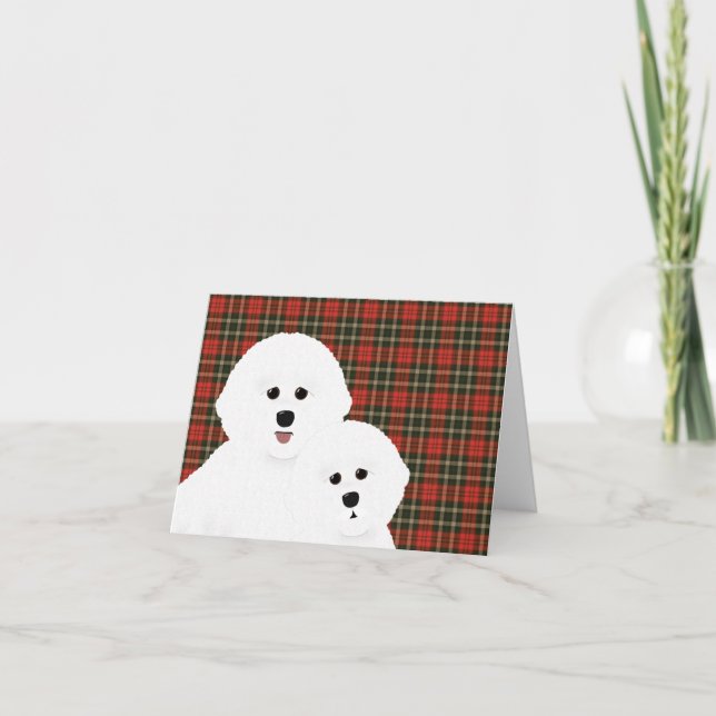 Bichon Frise Greeting Card (Front)