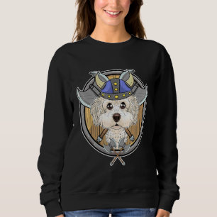 Bichon Frise I Valhalla I Viking Sweatshirt