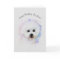 Bichon Frise Illustrated Birthday Card