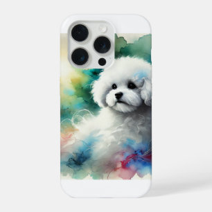 Bichon Frise in Nature 170924AREF105 - Watercolor iPhone 15 Pro Case