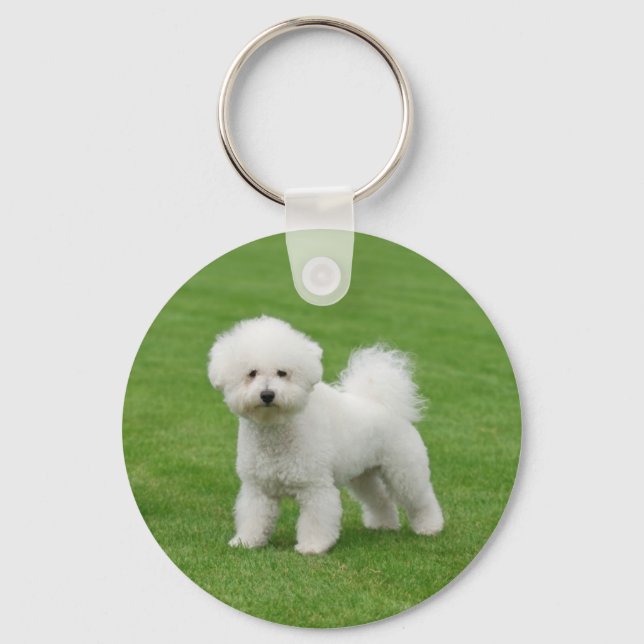 Bichon Frise Key Ring (Front)