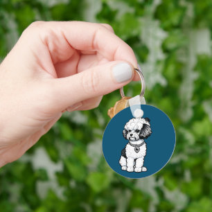 Bichon Frise Key Ring