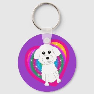 Bichon Frise Key Ring